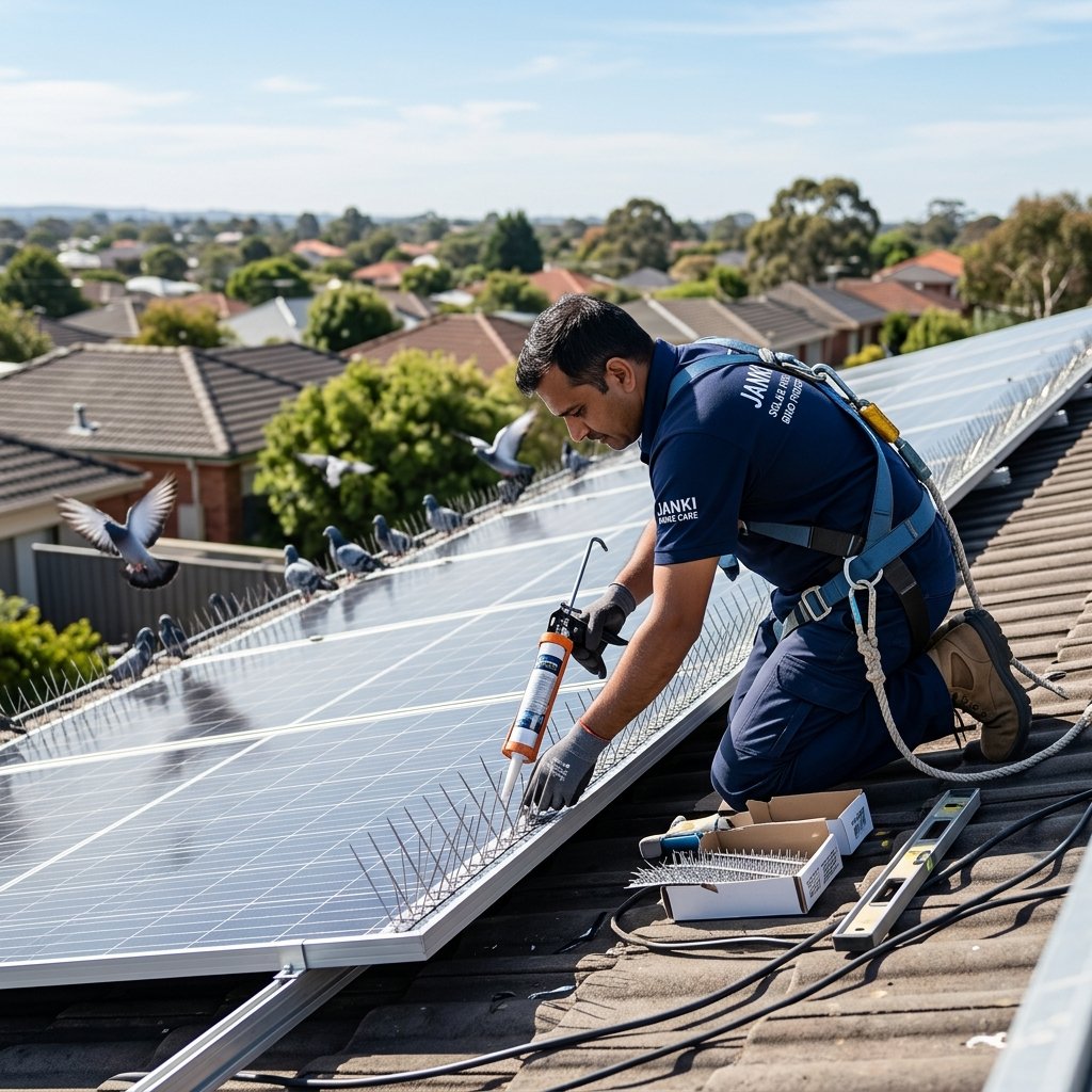 Solar Panel Bird Protection Spikes